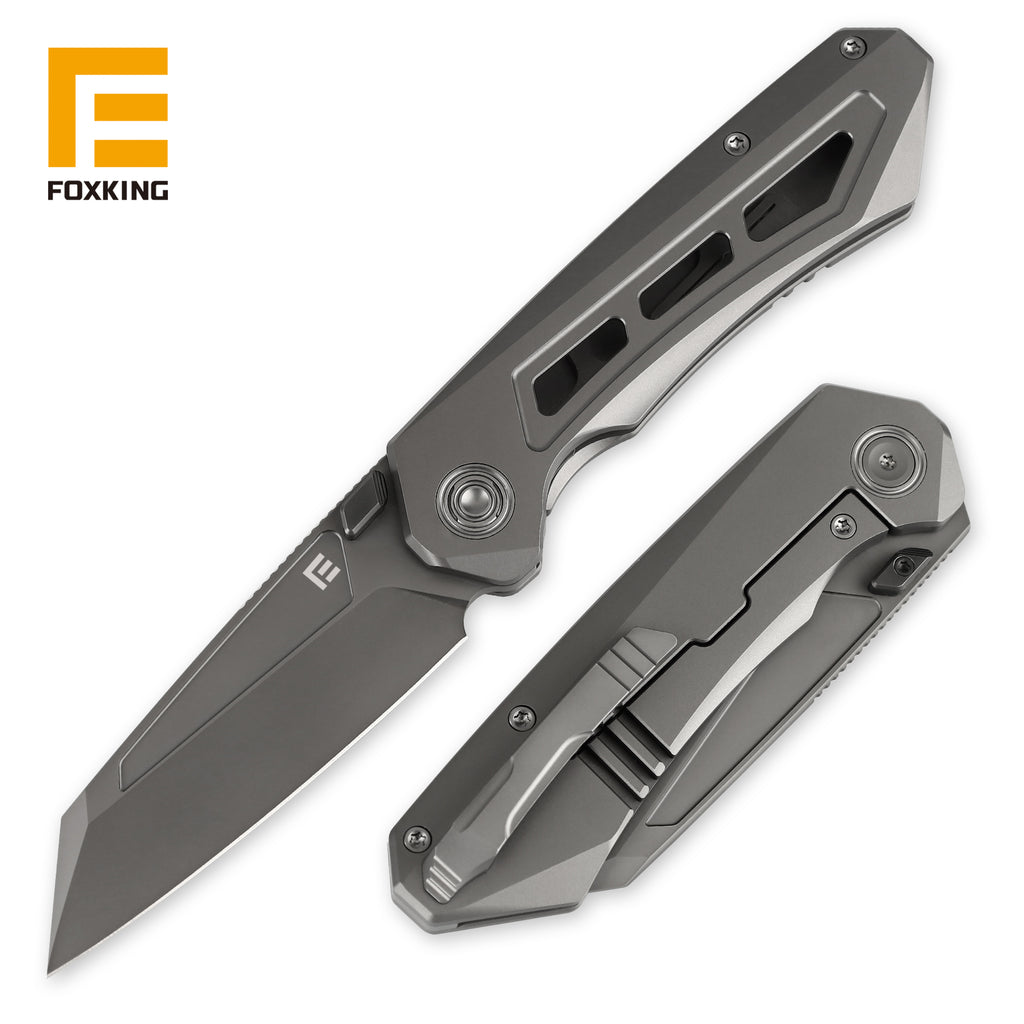 Foxking Warden S35VN Titanium Folding Knife