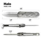 Foxking Halo 14C28N Titanium EDC Knife