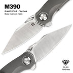 Foxking Ronin M390 Titanium EDC Knife