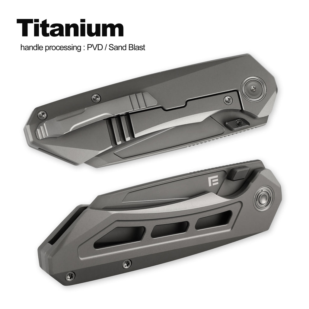Foxking Warden S35VN Titanium Folding Knife