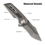 Foxking Bee Titanium EDC Pocket Knife